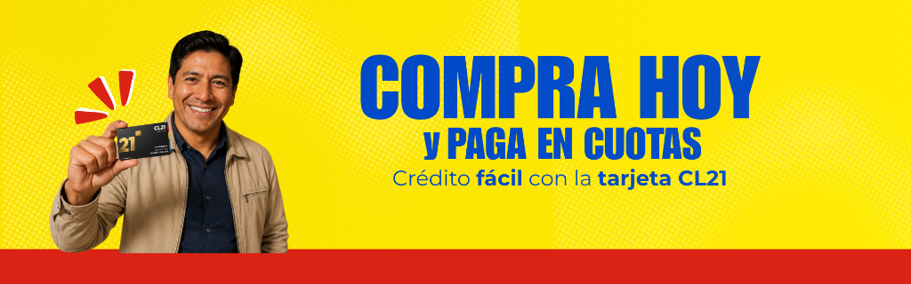 Compra hoy y paga en cuotas con Tarjeta CL21